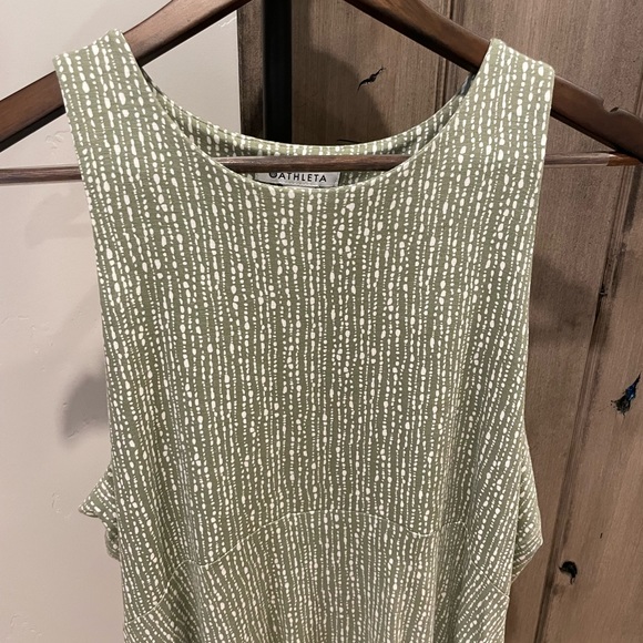 Athleta Santorini Thera Printed Dress Womens 
Pistachio Sleeveless 
Size: XL - Picture 5 of 6